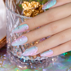 RARJSM chrome nail art base supports reflective chrome powder effects.