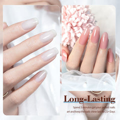 RARJSM gel tono mavue rosa para look suave