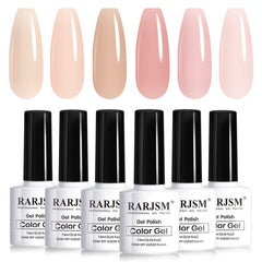 RARJSM Icy Jelly tono nude-rosado, ideal para una manicura natural diaria