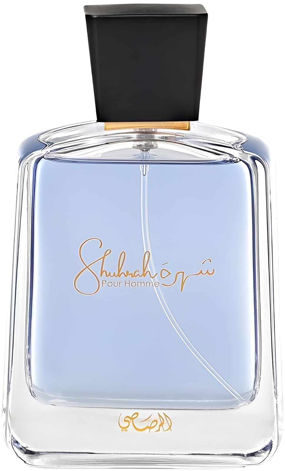 RASASI Shuhrah for Men EDP bottle: bold, long-lasting fragrance for special occasions.
