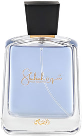 RASASI Shuhrah for Men EDP bottle: bold, long-lasting fragrance for special occasions.