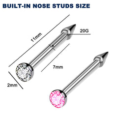 RASDDER 4-pack nose piercing kit offering convenient family use.