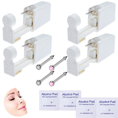 RASDDER nose piercing gun with built-in studs for quick, clean results.