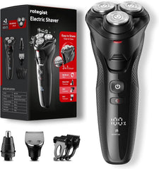 Rategist cordless electric razor beard trim for precise grooming at home