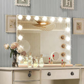 Ratsamee Hollywood vanity mirror with lights for precise makeup application