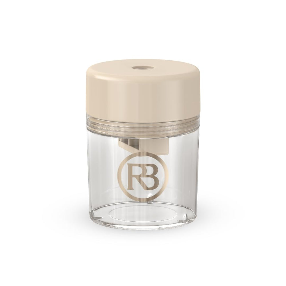 Ravie Beauty lip-pencil sharpener creates precise tips for smooth application.