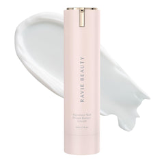 Ravie Beauty Signature Skin Dream Barrier Cream bottle on a clean surface showing hydration-ready makeup base