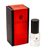 RawChemistry For Him bottle front view showcases bold, pheromone-infused blend for casual wear