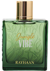 Rayhaan Jungle Vibe bottle with embossed jungle design for all-day fresh appeal.