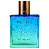 Rayhaan Pacific Aura bottle shows a refreshing citrus opening.