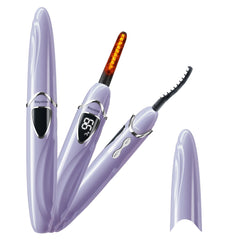 Raysino S600 heated eyelash curler in lilac-silver for quick all-day lift