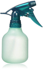 Rayson empty spray bottle in green delivering a fine mist for even hair styling