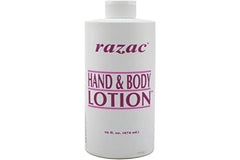 Loción Razac para manos y cuerpo, crema hidratante no grasa para piel suave y nutrida.