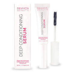 RB Renata Beauty deep conditioning serum bottle for post-treatment lash and brow care, soothing dryness