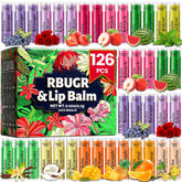 RBUGR lip balm bulk pack with 12 flavors for versatile daily use