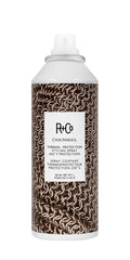 R+Co Chainmail bottle showing 450°F heat protection for smooth, resilient styling