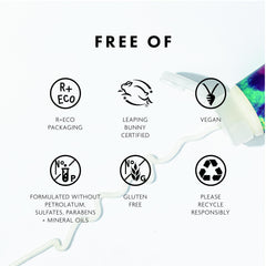 R+Co High Dive applied to damp hair for frizz control.