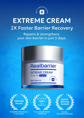 Real Barrier Extreme Cream texture melts on skin for rapid absorption.