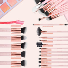 Real Perfection foundation brush in pink for flawless application