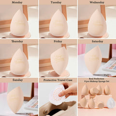Real Perfection latex-free sponges close-up showing soft texture for smooth application.