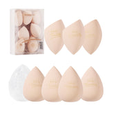 Real Perfection makeup sponge set 8 pieces with travel case for on-the-go blending.