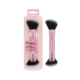 Real Techniques Angled Fan Finishing Brush with angled head for precise contour blending