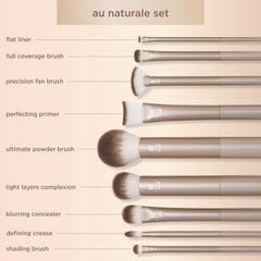 Real Techniques Au Naturale Blurring Concealer Brush blends blemishes subtly.