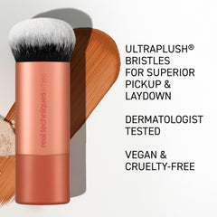 Real Techniques Bubble Blending Brush quick-application for fast, streak-free blending.