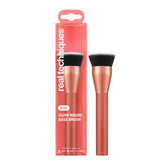 Real Techniques Glow Round Base Brush buffing around nose and eyes for a smooth base.
