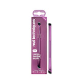 Real Techniques Liner & Smudge Brush dual-ended head for precise eyeliner and smoky looks.