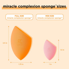 Real Techniques Mini Miracle Sponge used under the eye for precise concealing.
