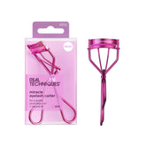 Real Techniques Miracle Eyelash Curler pink closed for portable lash lift