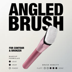Real Techniques Cheek Hugging Contour Brush suitable for cream contour application.