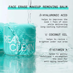 Real Techniques Face Erase Balm maquillaje resistente se remueve con facilidad.