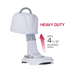 Adjustable hood height on Red by Kiss 3000 for comfortable, customized drying sessions