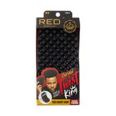 Red by Kiss Bow Wow X Twist King brush front view with ergonomic grip for easy styling.