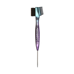 Red by Kiss Chrome Edge Brush with sterilized bristles for safe, gentle edge styling.
