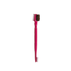 Red by Kiss boar bristles closeup showing gentle scalp stimulation and oil distribution.