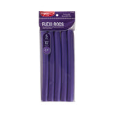 Red by Kiss Flexi Rods pack closeup for portable heatless styling.