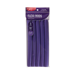 Red by Kiss Flexi Rods pack closeup for portable heatless styling.