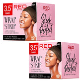 Red by Kiss Ultra Strong wrap strip secures wet hair with firm grip.