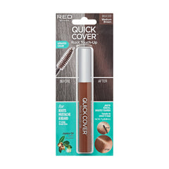 RED by Kiss Quick Cover Root Touch Up Rescue wand for precise gray coverage.