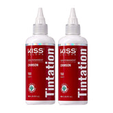 Red by Kiss Tintation Crimson bottle front, bold color option.