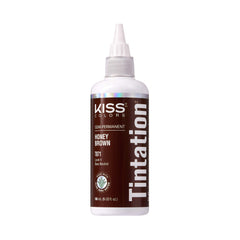 Red By Kiss Tintation Honey Brown bottle front with vibrant color option