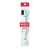 Red by Kiss Ultimate Edge Fixer brush closeup highlights 100% boar bristles for smooth edges.
