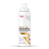 RED Medical Supplies Age-Defying Gel bottle close-up, smooth texture for glide and hydration.