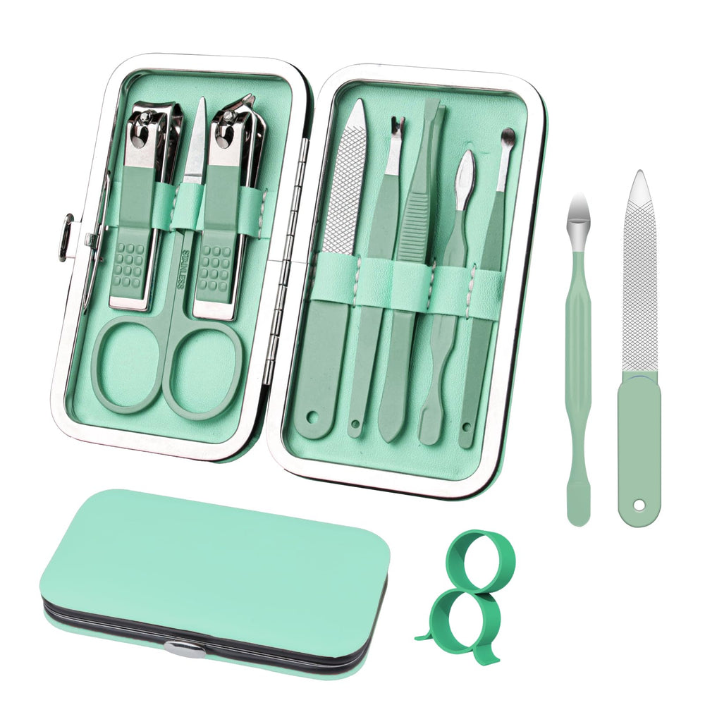 RedFlow 8-in-1 manicure set nail clipper for precise grooming on the go
