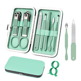 RedFlow 8-in-1 manicure set nail clipper for precise grooming on the go