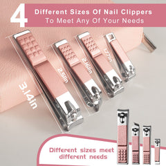 RedFlow face-hand-foot care tools, compact set for at-home grooming.