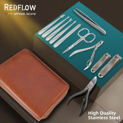 RedFlow 11-in-1 nail clippers for men and women with precise trim.